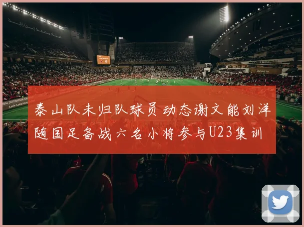 泰山队未归队球员动态谢文能刘洋随国足备战六名小将参与U23集训